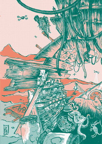 Desert Land - Diana Bechmann / Print Desert Land - Diana Bechmann / Print