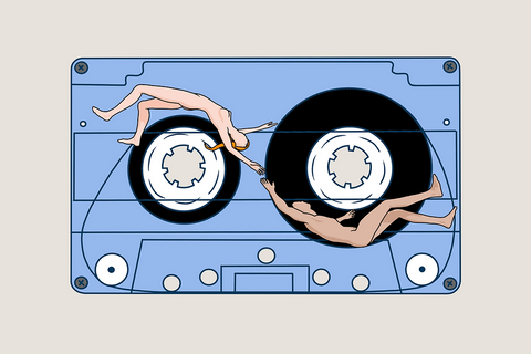 Cassette Tape - STFLNE / A3 print Cassette Tape - STFLNE / A3 print