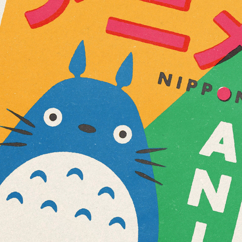 Japanese Anime Matchbox Label - Kieron Redmond / print Japanese Anime Matchbox Label - Kieron Redmond / print