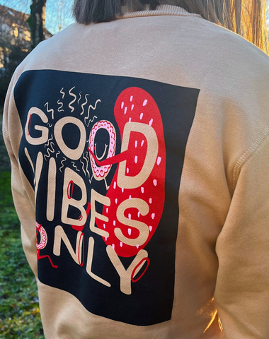 Good Vibes Only  - CONCRETE /  Sweater Good Vibes Only  - CONCRETE /  Sweater