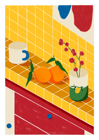 Orange Tea - Heedayah Lockman / Print Orange Tea - Heedayah Lockman / Print