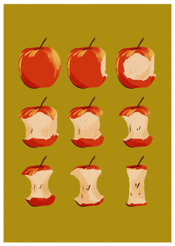 Eaten Apple - Heedayah Lockman / Print Eaten Apple - Heedayah Lockman / Print