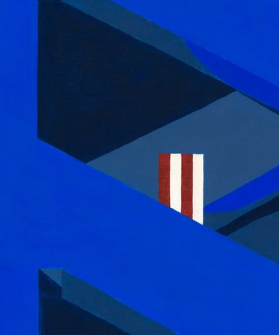 Blue Abstract - Scott Cardwell / Print Blue Abstract - Scott Cardwell / Print