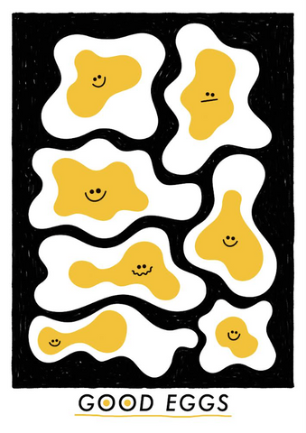 Good Eggs - Sophie J Morrison / Print Good Eggs - Sophie J Morrison / Print