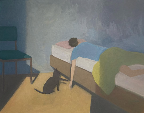 Que pasa cuando dejas una mano fuera de la cama? - Iñaki Susbielles / Print Que pasa cuando dejas una mano fuera de la cama? - Iñaki Susbielles / Print