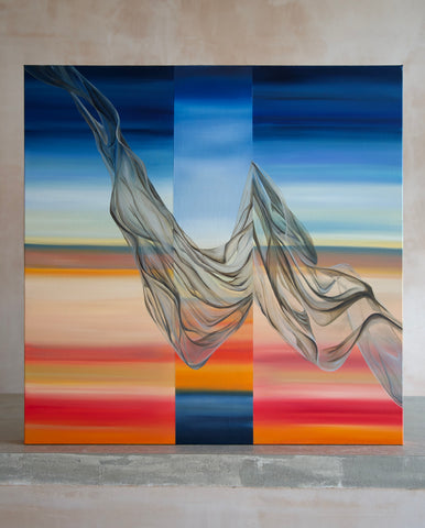 The torn veil by Dawn Spence (original) The torn veil by Dawn Spence (original)