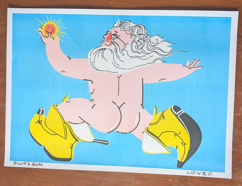 Billy's Bum - Conzo / Print Billy's Bum - Conzo / Print