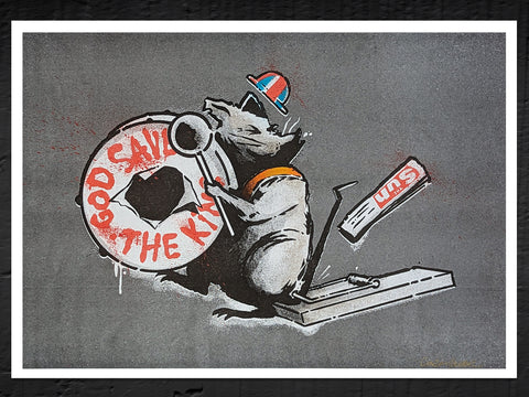 Faked a Banksy - Conzo / Riso Print Faked a Banksy - Conzo / Riso Print