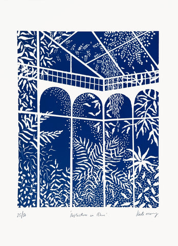Reflections in blue - Kate Mary / Print Reflections in blue - Kate Mary / Print