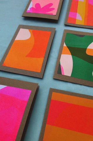Abstract A6 Mini Card - Katy McCrossan Abstract A6 Mini Card - Katy McCrossan