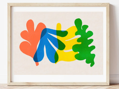 Duilleoga - Lou Rowland / Riso Print Duilleoga - Lou Rowland / Riso Print