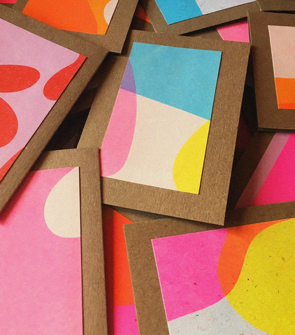Abstract A7 Mini Card - Katy McCrossan Abstract A7 Mini Card - Katy McCrossan