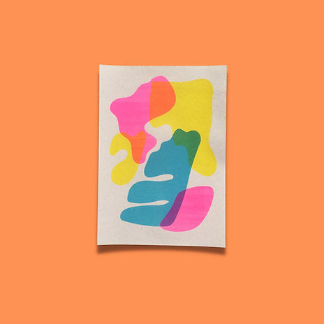 Leaf - Katy McCrossan /  Riso Print Leaf - Katy McCrossan /  Riso Print