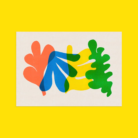 Duilleoga - Lou Rowland / Riso Print Duilleoga - Lou Rowland / Riso Print