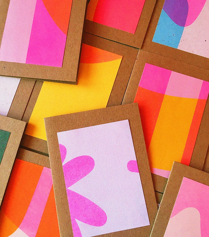 Abstract A7 Mini Card - Katy McCrossan Abstract A7 Mini Card - Katy McCrossan