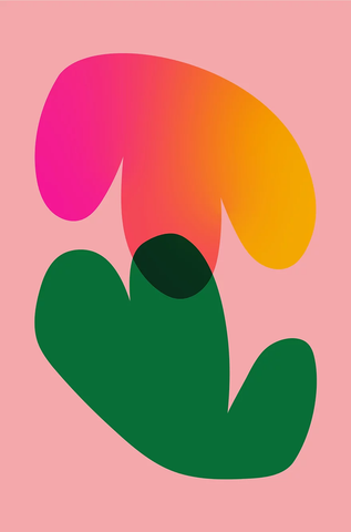 Sunset Blob - Katy McCrossan / Riso Print Sunset Blob - Katy McCrossan / Riso Print
