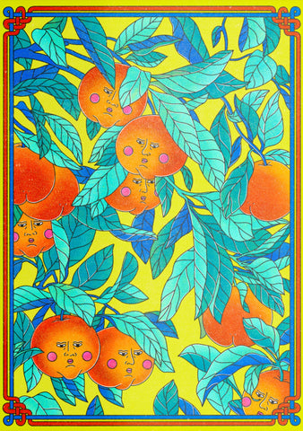Grumpy Satsumas - Jagoda Sadowska / Print Grumpy Satsumas - Jagoda Sadowska / Print