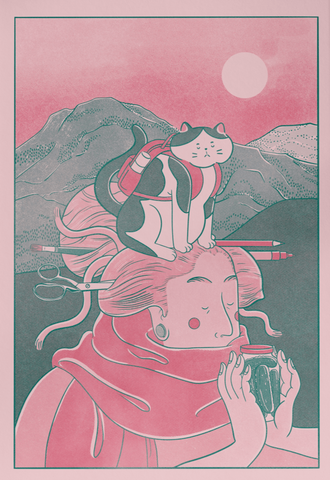 Eastern European Geisha - Jagoda Sadowska / Print Eastern European Geisha - Jagoda Sadowska / Print