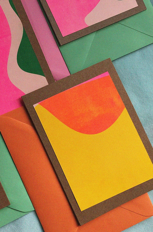 Abstract A6 Mini Card - Katy McCrossan Abstract A6 Mini Card - Katy McCrossan