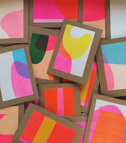 Abstract A7 Mini Card - Katy McCrossan Abstract A7 Mini Card - Katy McCrossan