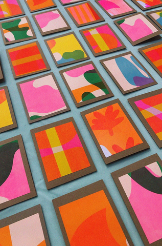 Abstract A6 Mini Card - Katy McCrossan Abstract A6 Mini Card - Katy McCrossan