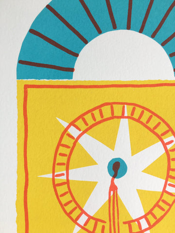 Iluminación - Jennie Bates / Screen Print Iluminación - Jennie Bates / Screen Print