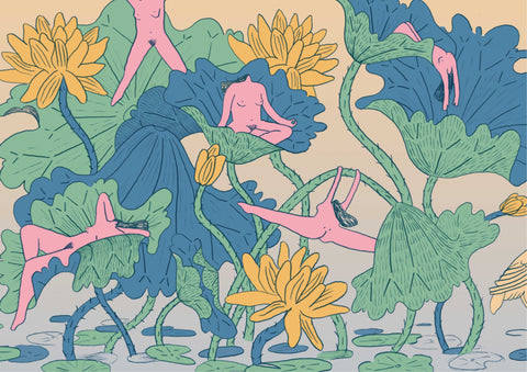 Lotus Ladies  - Jagoda Sadowska / Print Lotus Ladies  - Jagoda Sadowska / Print