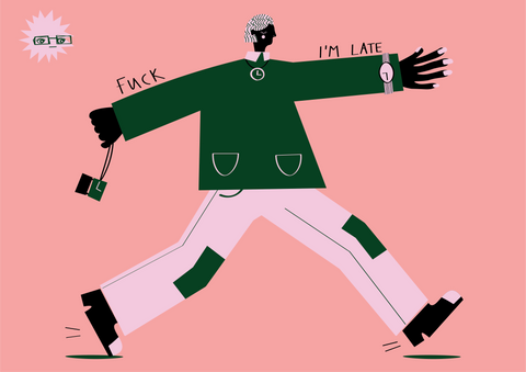 Fuck, I’m Late - Naomi McGuire / Print Fuck, I’m Late - Naomi McGuire / Print