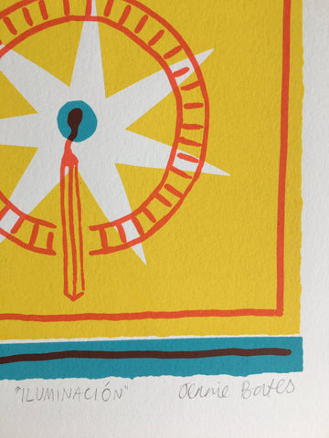 Iluminación - Jennie Bates / Screen Print Iluminación - Jennie Bates / Screen Print