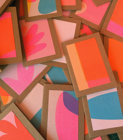 Abstract A7 Mini Card - Katy McCrossan Abstract A7 Mini Card - Katy McCrossan