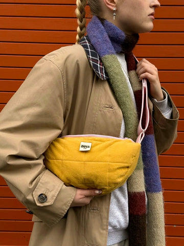 Mustard Yellow & Blue Bum Bag - Nova Studio