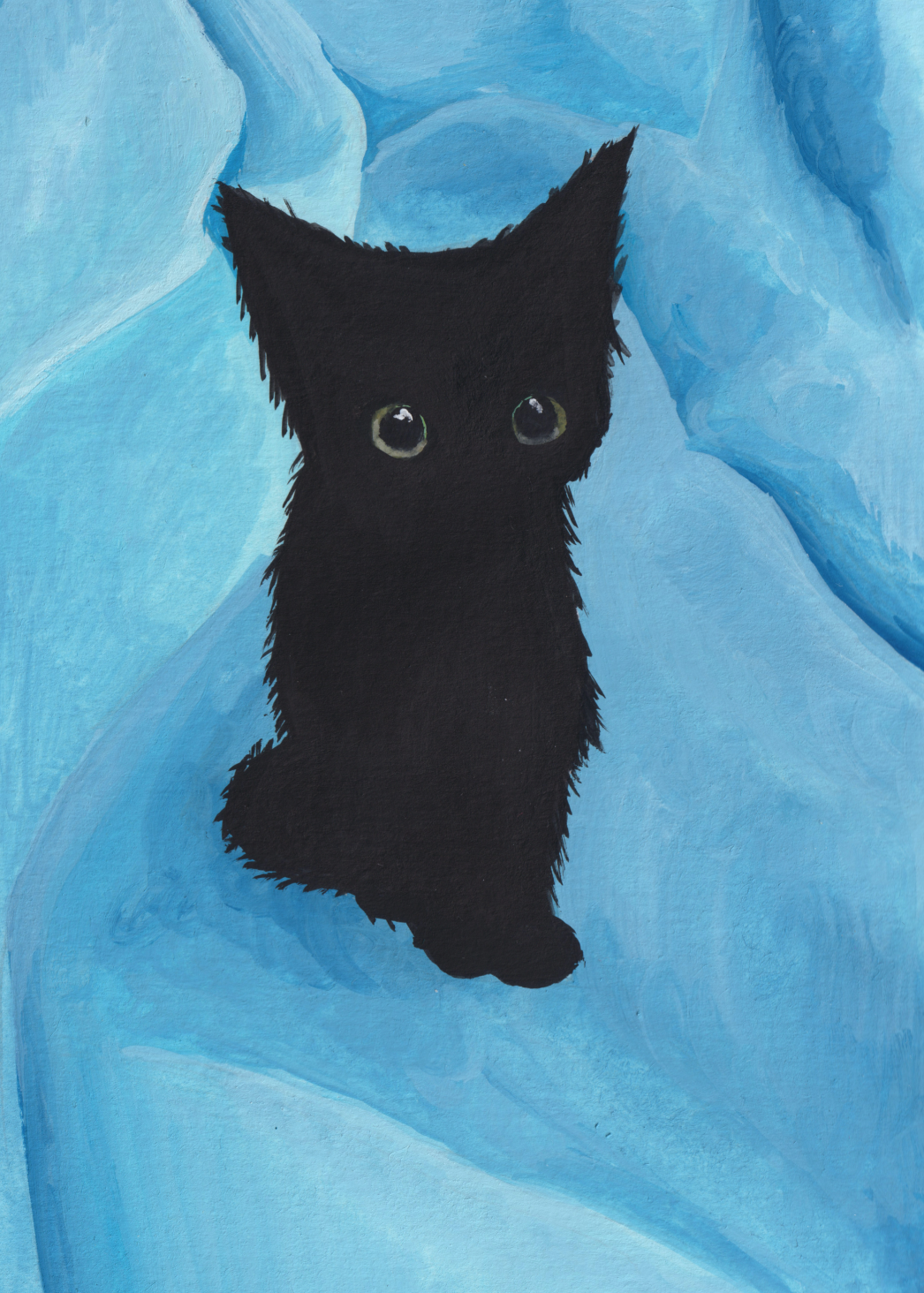 Black Cat - Ola Gorickaja / Print