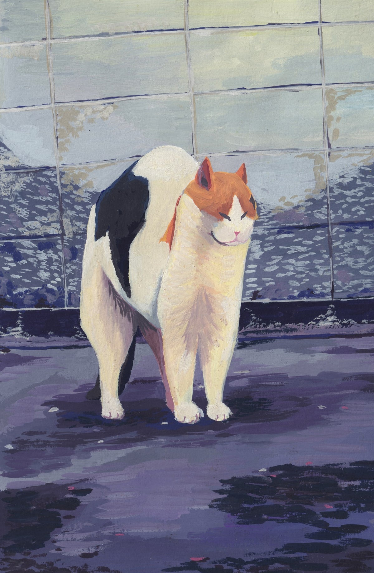 Stretchy Cat - Ola Gorickaja / Print