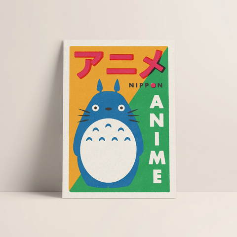 Japanese Anime Matchbox Label - Kieron Redmond / print