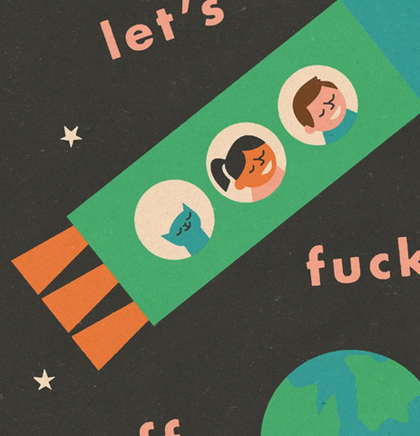 Let's F*ck Off - Kieron Redmond	 / print