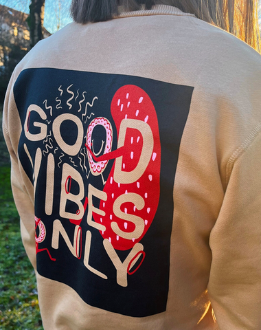 Good Vibes Only  - CONCRETE /  Sweater