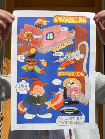 Be Yourself - Be Nice / Print