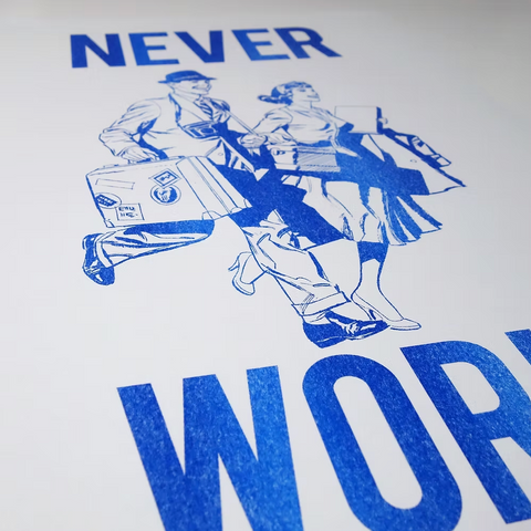 Never Work #2 - Spelling Mistakes Cost Lives Dot Com / Print