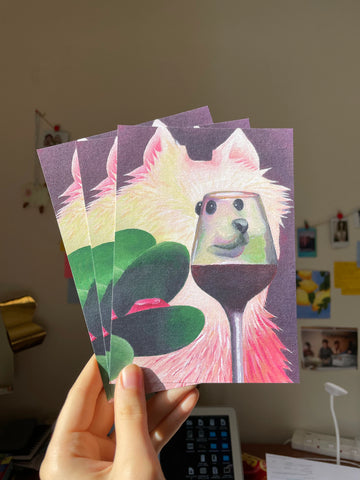 Awkward Dog - Ola Gorickaja / Print