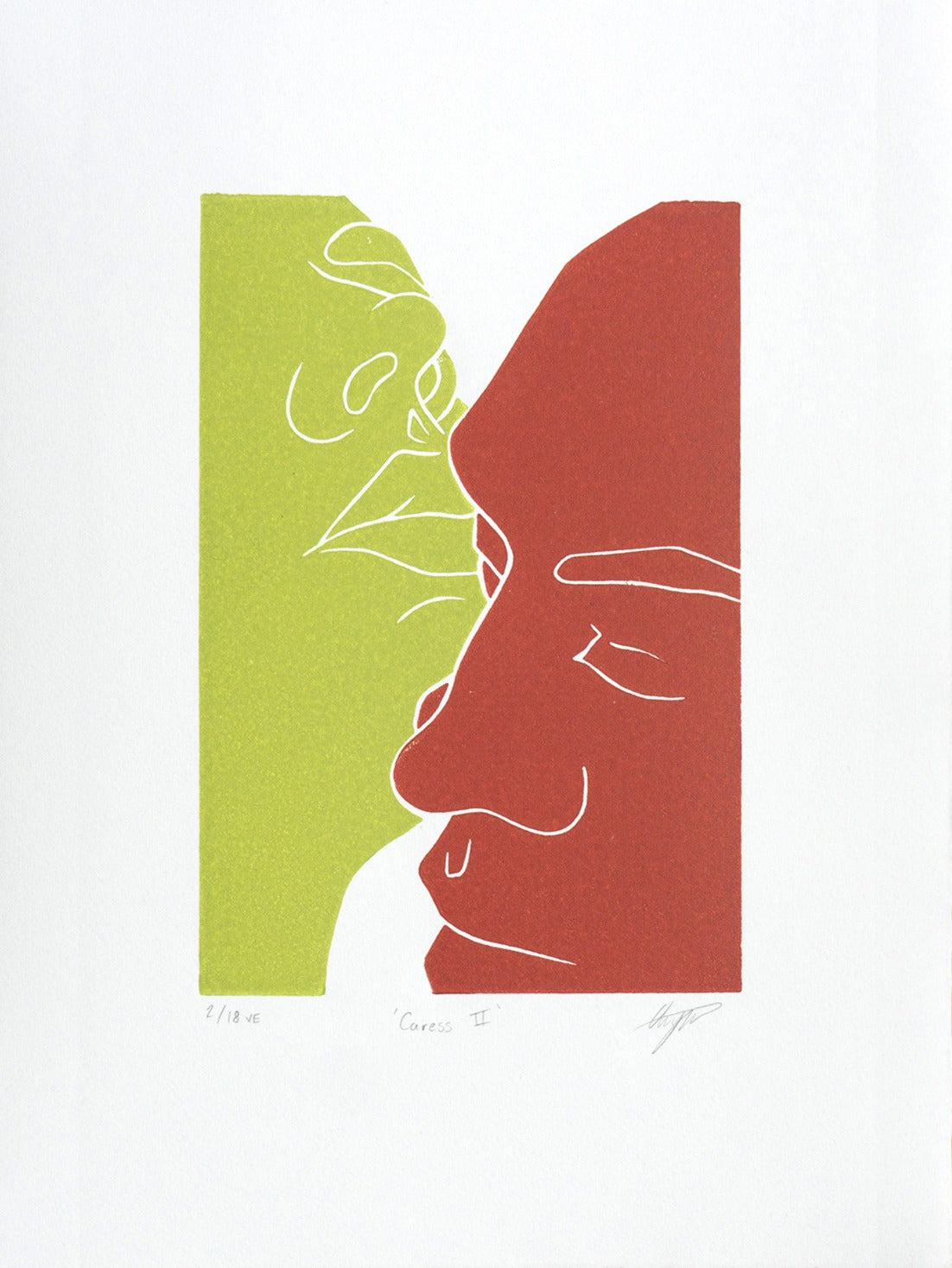 Caress II - Thyme James / Screen Print