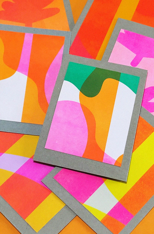 Abstract A6 Mini Card - Katy McCrossan