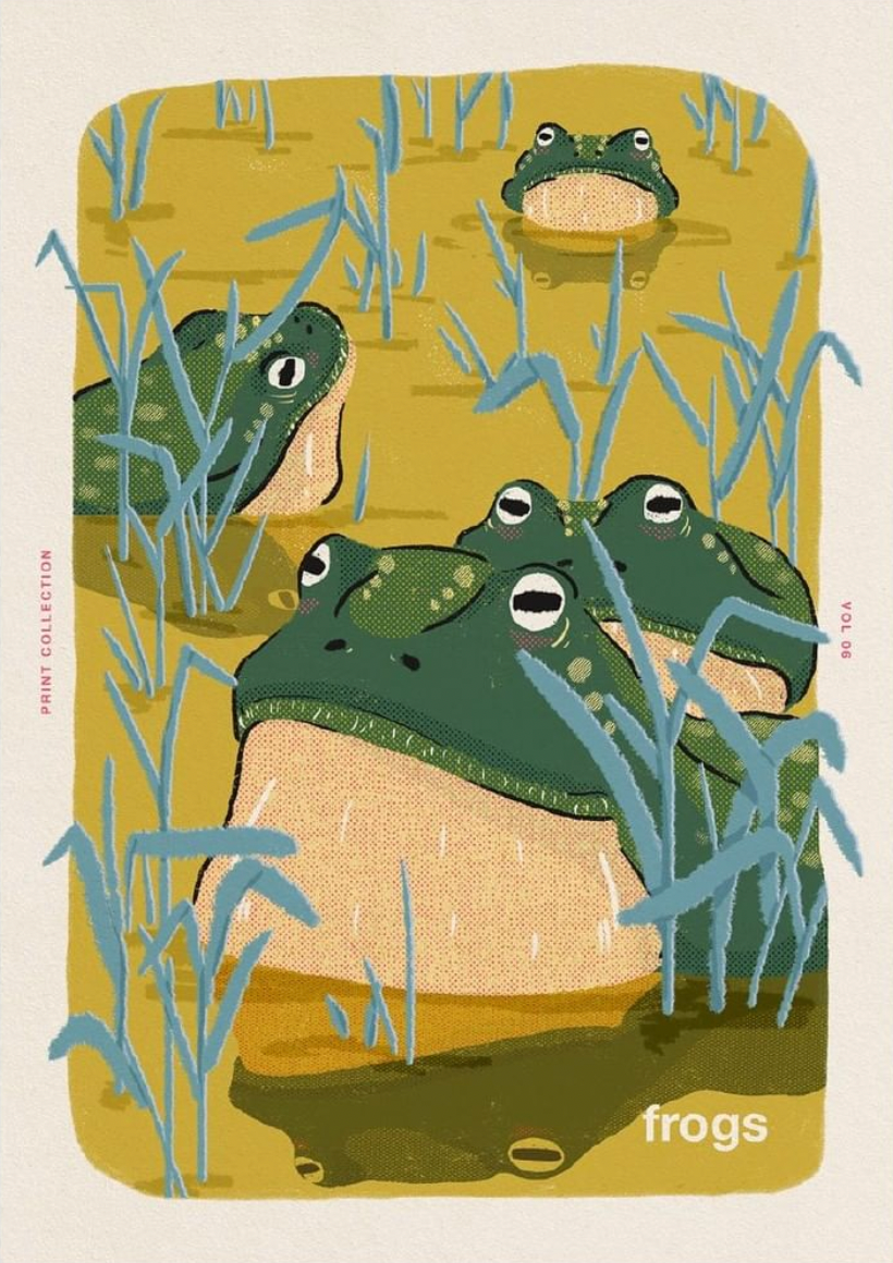 The Buff Frogs - Heedayah Lockman / Print