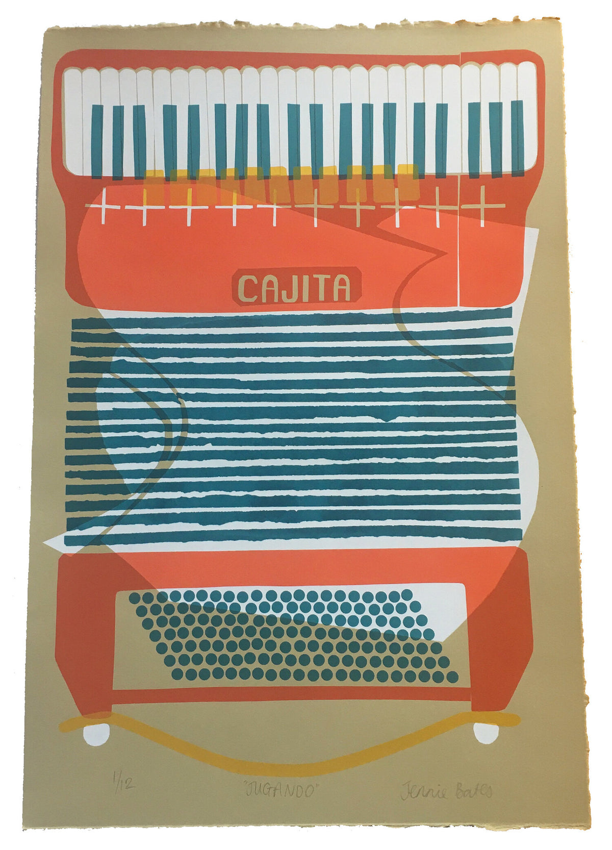 Jugando - Jennie Bates / Screen Print